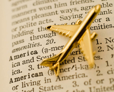 飛機(jī)在美國(guó)上空