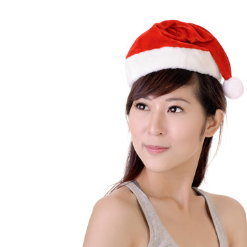 漂亮的圣誕小姐