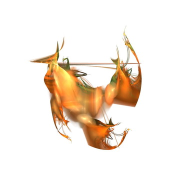 白色數(shù)字分形