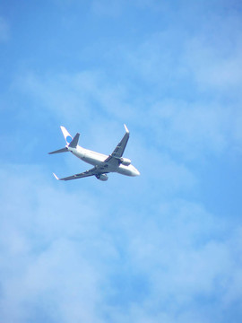 天空中的飛機(jī)