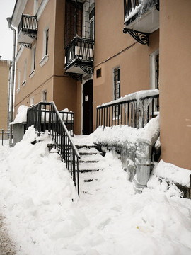下雪的冬天