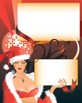 Sexy Santa女孩海報(bào)