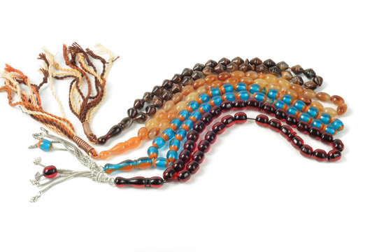 Colorful Rosary Beads；