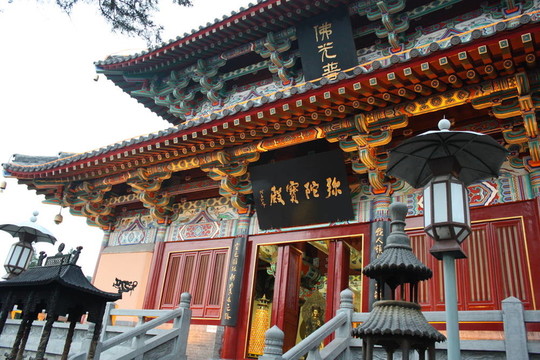 在中國(guó)的佛教寺廟