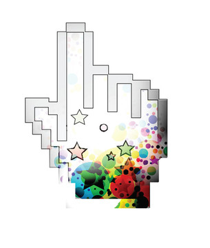 手握鼠標符號