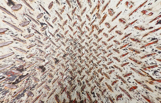 生銹的白色金屬板紋理爆破