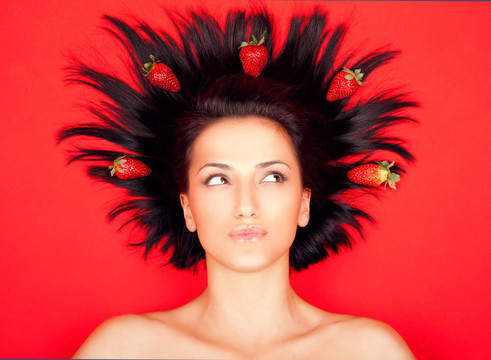 女人的紅草莓