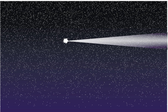 夜空與彗星