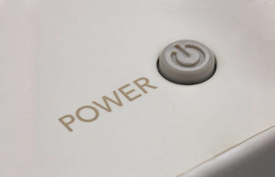 游戲控制臺上的電源按鈕