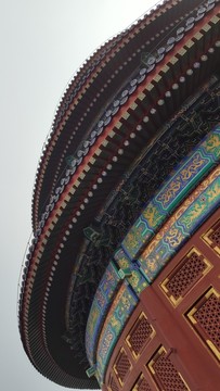 天壇祈年殿雨檐特寫(xiě)