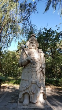 明十三陵總神道金瓜將軍像石刻