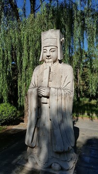 明十三陵總神道功臣像石刻