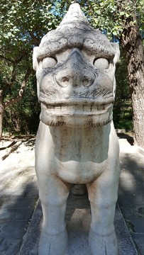 明十三陵總神道獬豸像石刻