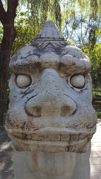 明十三陵總神道獬豸像石刻