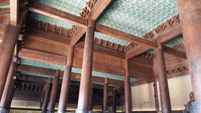明成祖朱棣長陵祾恩殿內(nèi)景