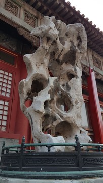 故宮太湖石特寫