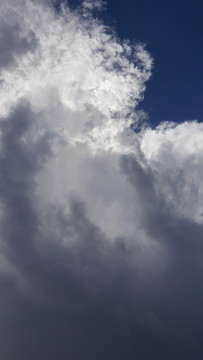 壩上閃電湖雨云