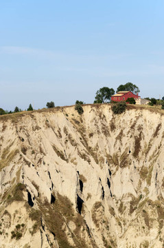 阿特里自然公園（Ancona；Abruzzi；意大利）；景觀在夏天；