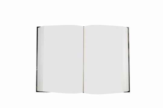 打開空白的書