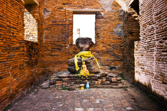 著名的寺Wat Phra Si sanphet