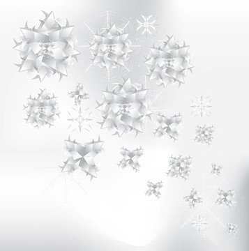 折紙雪花背景