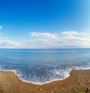 海灘。