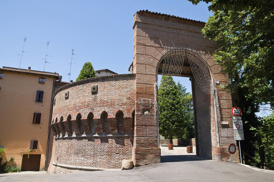 查看多扎。Emilia Romagna。意大利.