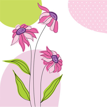 花的賀卡