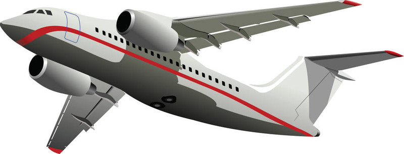 乘飛機(jī)。彩色空間
