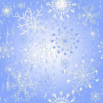 無縫藍色圣誕圖案