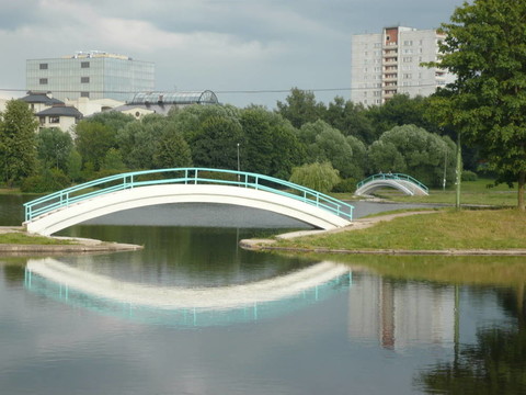 夏天在城市公園