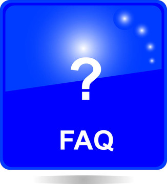 藍(lán)色平方的FAQ網(wǎng)頁按鈕