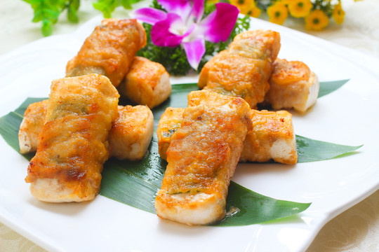 紫蘇豆腐卷