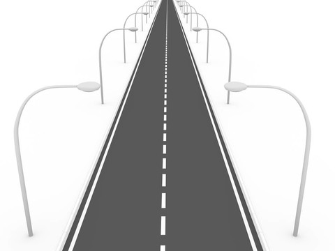 筆直的路