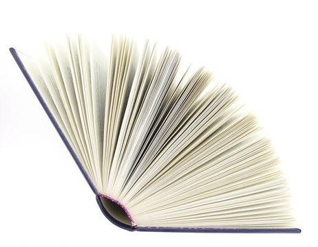 白色背景下的書