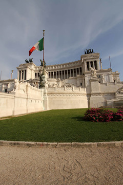 Vittoriano（Vittorio Emanuele II紀(jì)念碑）在羅馬；意大利