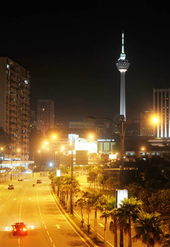 吉隆坡市中心夜景