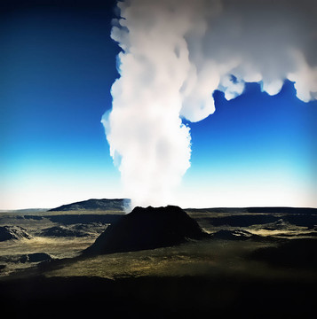 火山口