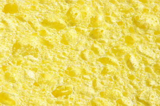 泡沫橡胶宏的黄色纹理