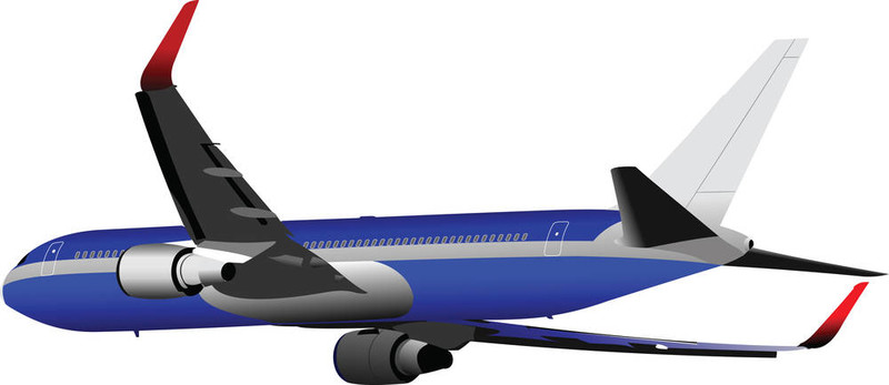 乘飛機(jī)。彩色空間