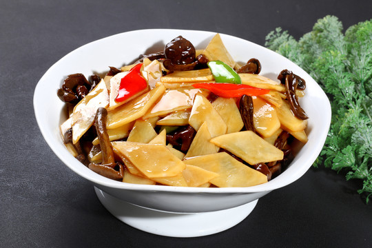 黃蘑土豆片