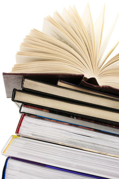 堆書