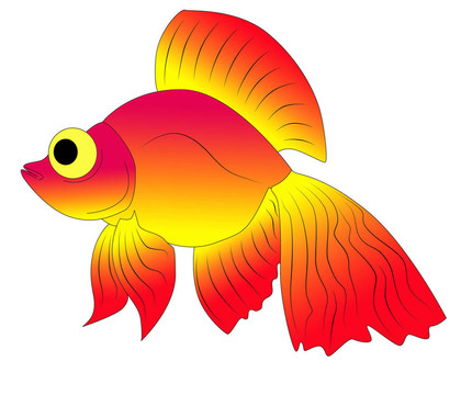 五顏六色的玩具魚
