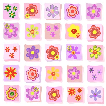 Flora illustraion的背景