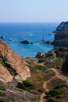 Cap de Creus；Gerona。布拉瓦海岸