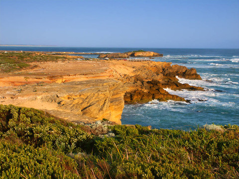 Victoria澳大利亞的巖石海岸