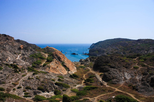 Cap de Creus；Gerona。布拉瓦海岸。