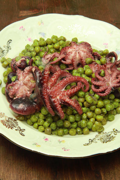 小章魚和綠豌豆