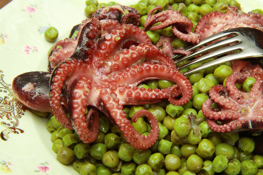 小章魚(yú)和綠豌豆