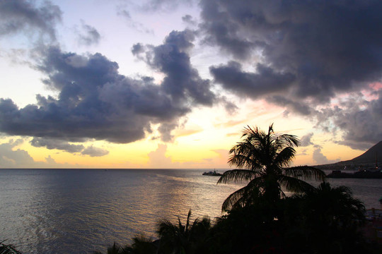 日落Saint Kitts